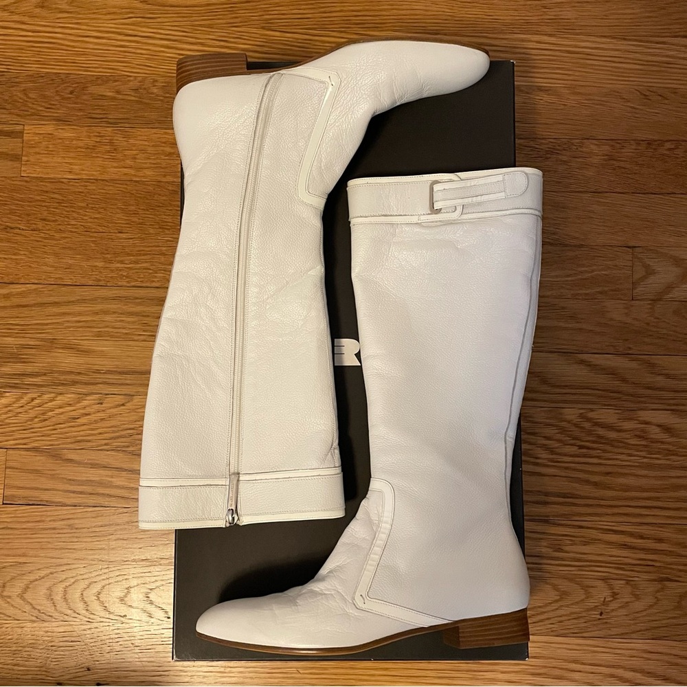 HP Fratelli Rossetti White Boots, Size 8, EU 38.5 - Picture 2 of 11